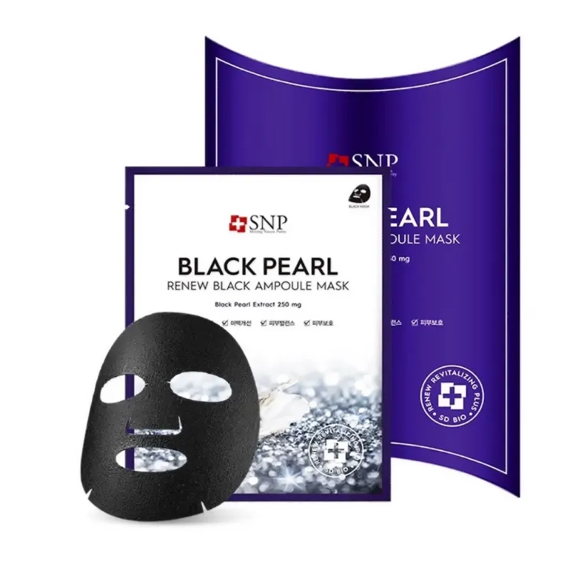 SNP Black Pearl Renew Ampoule Mask