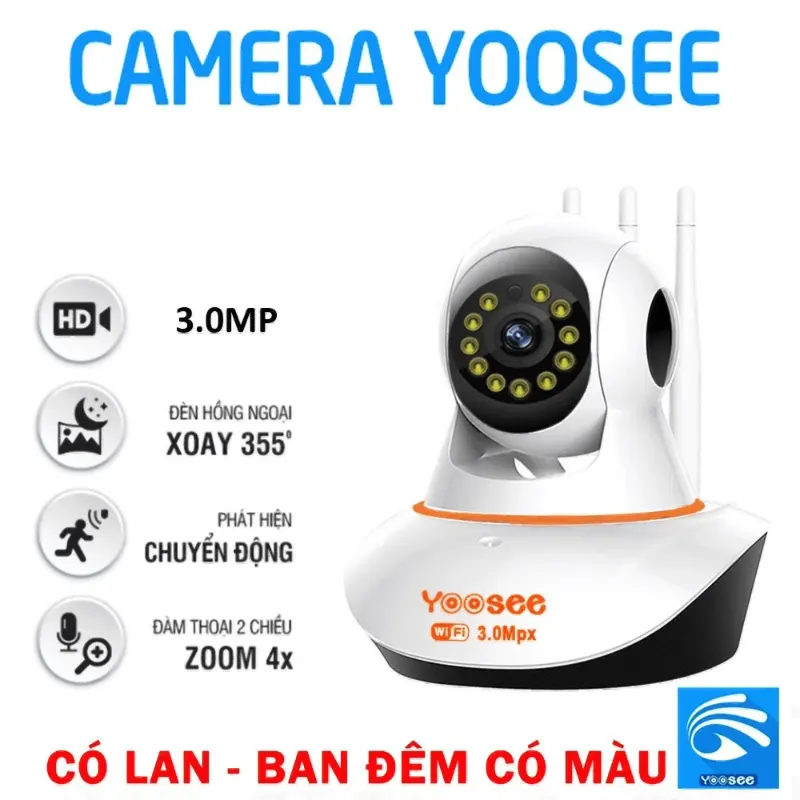 Yoosee 3 Râu xoay 360 độ