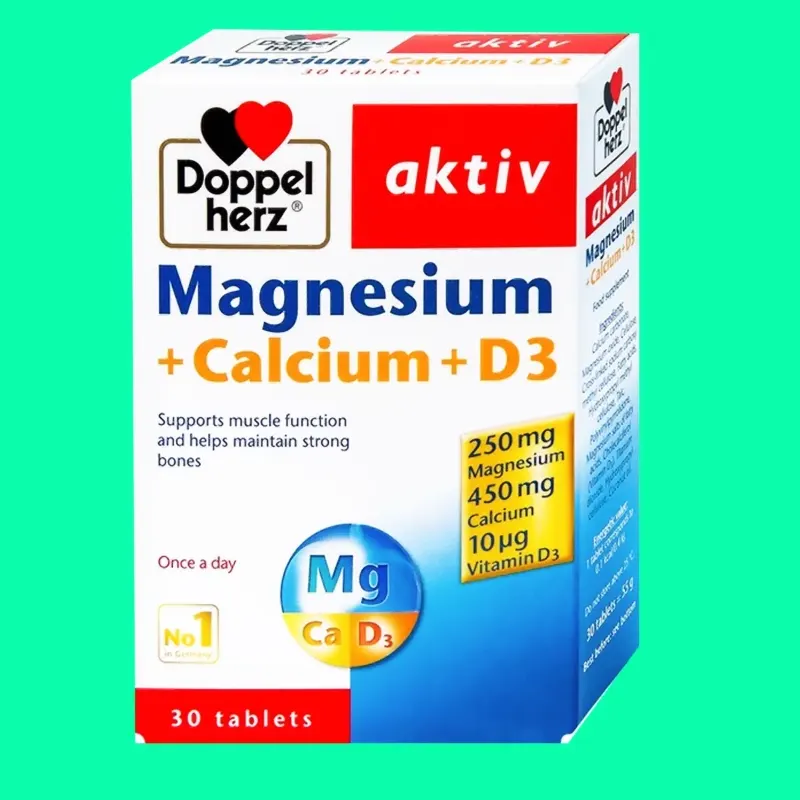 Doppelherz Aktiv Magnesium + Calcium + D