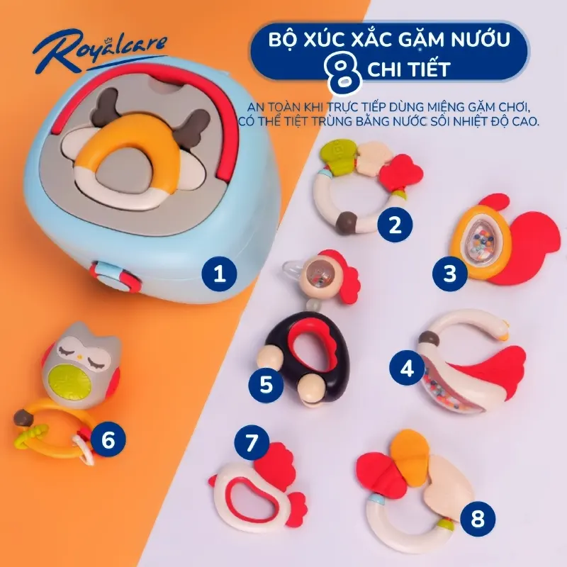 Ngậm nướu răng nhiều màu sắc