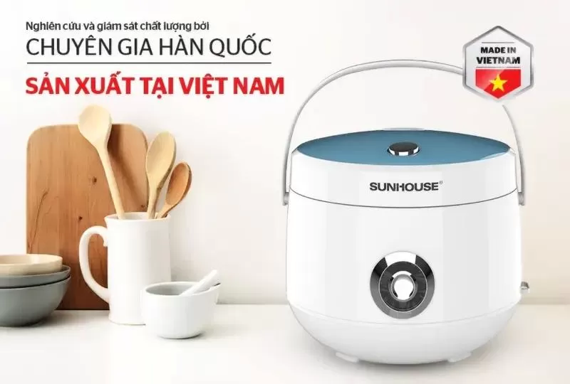 Nồi cơm điện Nắp Gài Sunhouse Happy Time