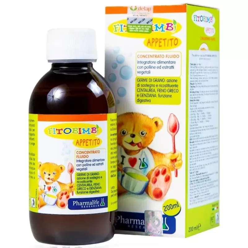 Siro ăn ngon cho bé tự nhiên Fitobimbi Appetito