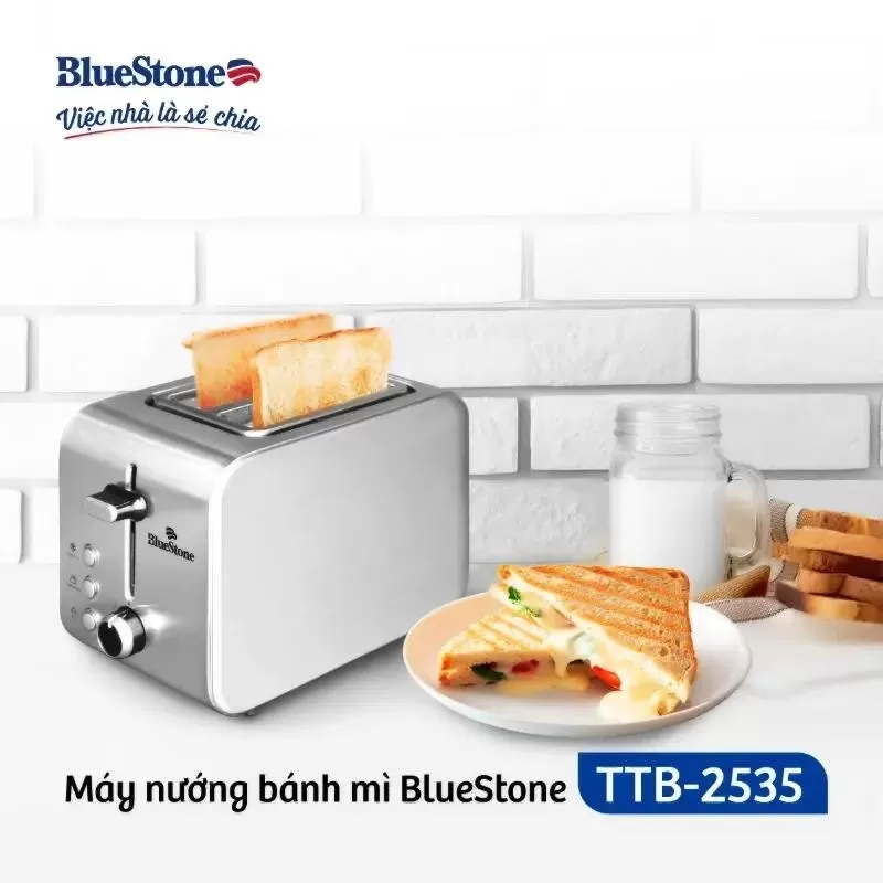 Máy nướng bánh mì Bluestone TTB-2535