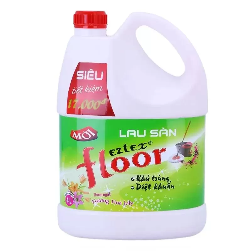 Nước lau sàn nhà Eztex diệt khuẩn hiệu quả