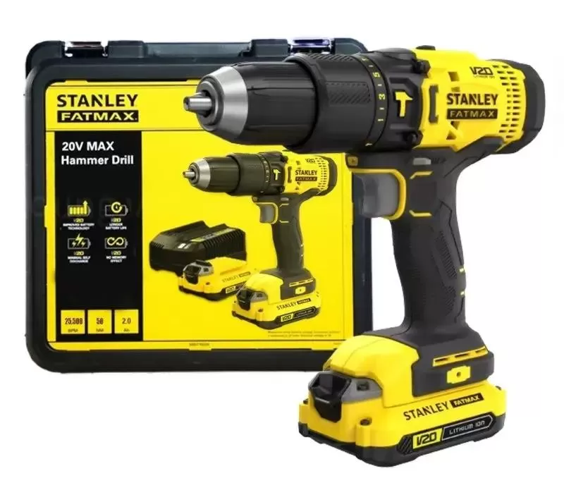 Máy Khoan Động Lực Dùng Pin 20V Stanley FatMax SCD711D2K-B1