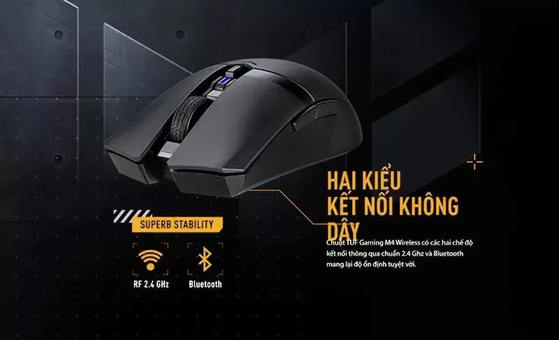 Chuột không dây Gaming ASUS TUF M4 Wireless