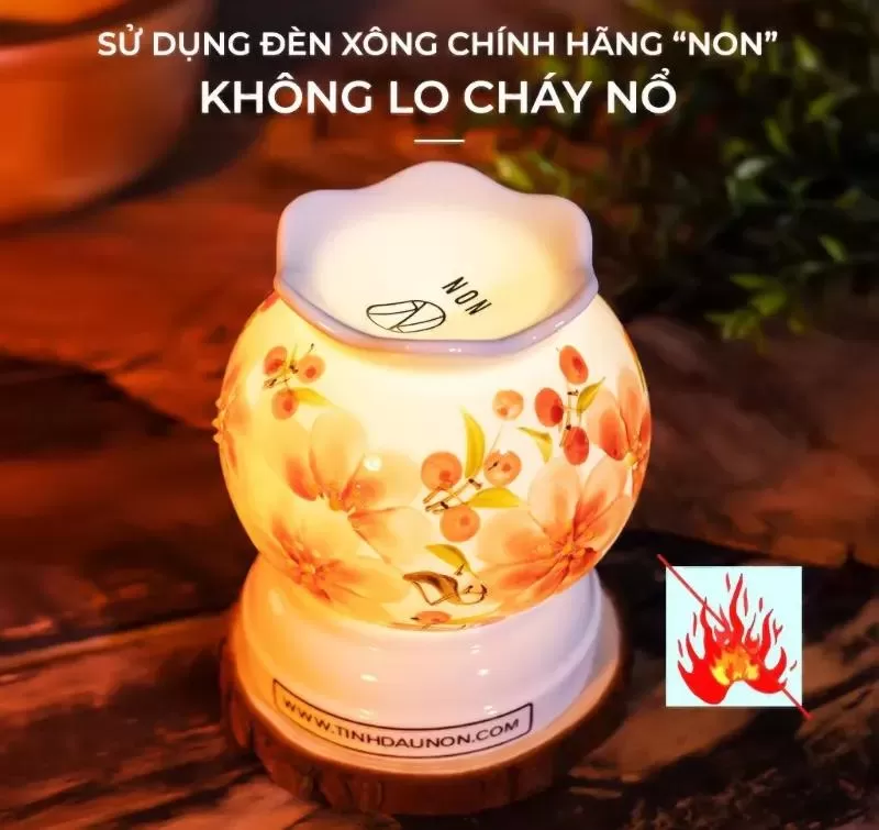Đèn xông hơi tinh dầu gốm Bát Tràng