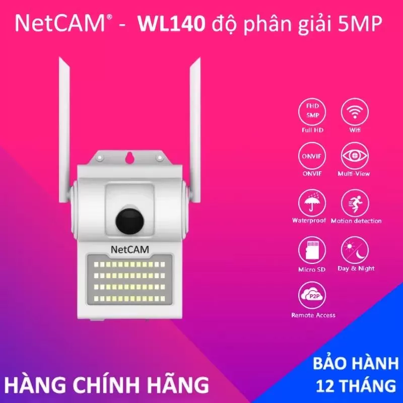 Camera IP wifi NetCAM WL140 1080P