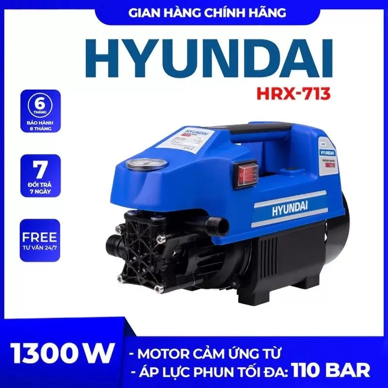 Máy xịt rửa xe mini Hyundai HRX915