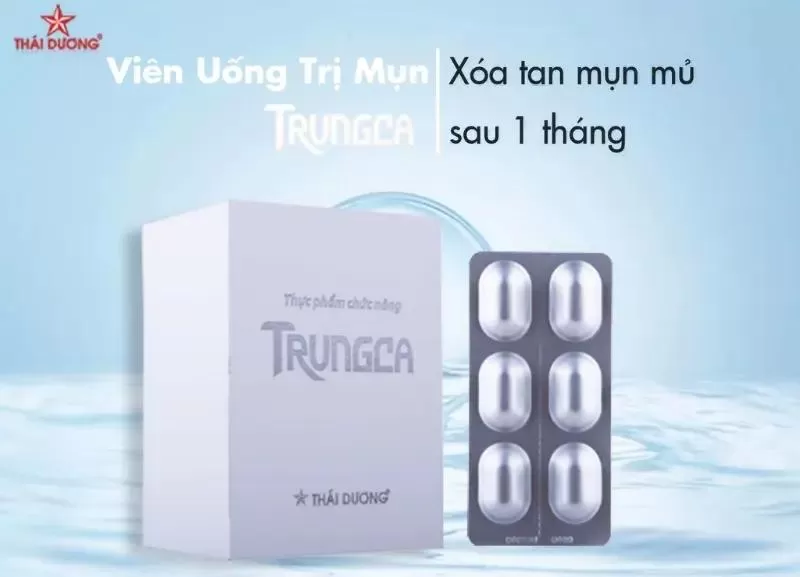 Viên uống trị mụn Trung Ca Sao Thái Dương
