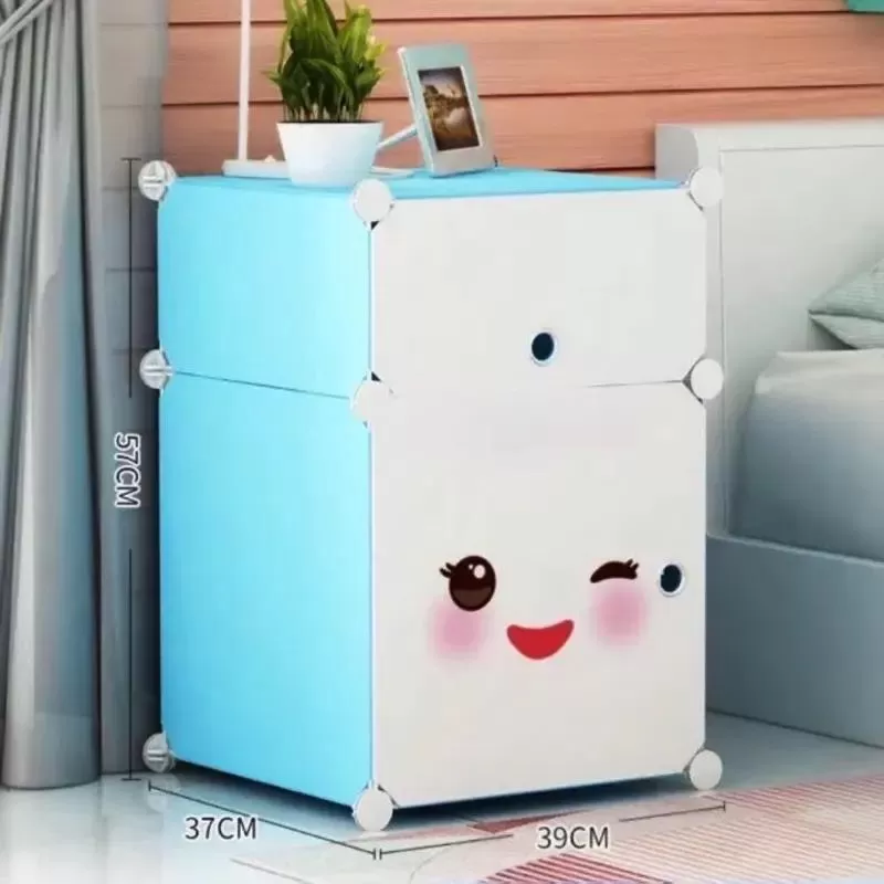 Tủ nhựa ghép đầu giường 2 tầng