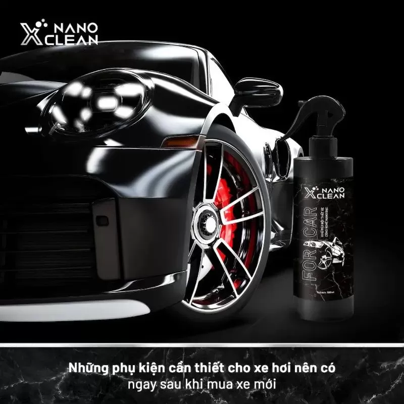 Chai xịt khử mùi ô tô diệt khuẩn Nano Xclean For Car