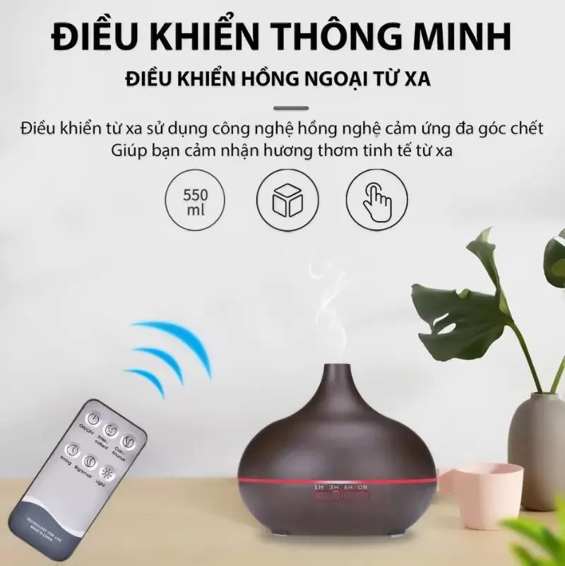 Máy xông tinh dầu mini Jiashi phun sương