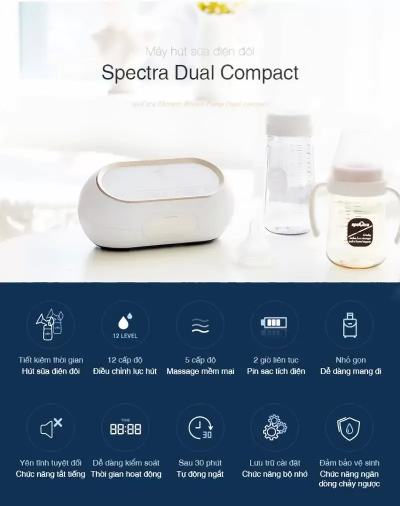 Máy hút sữa Spectra Dual Compact