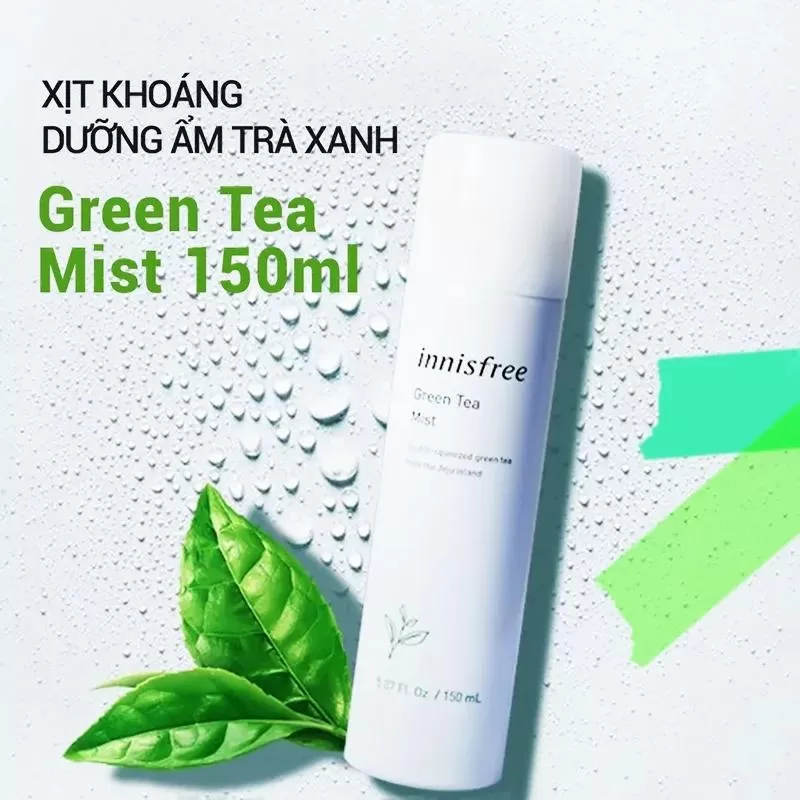 Nước xịt khoáng Innisfree Green Tea Mist