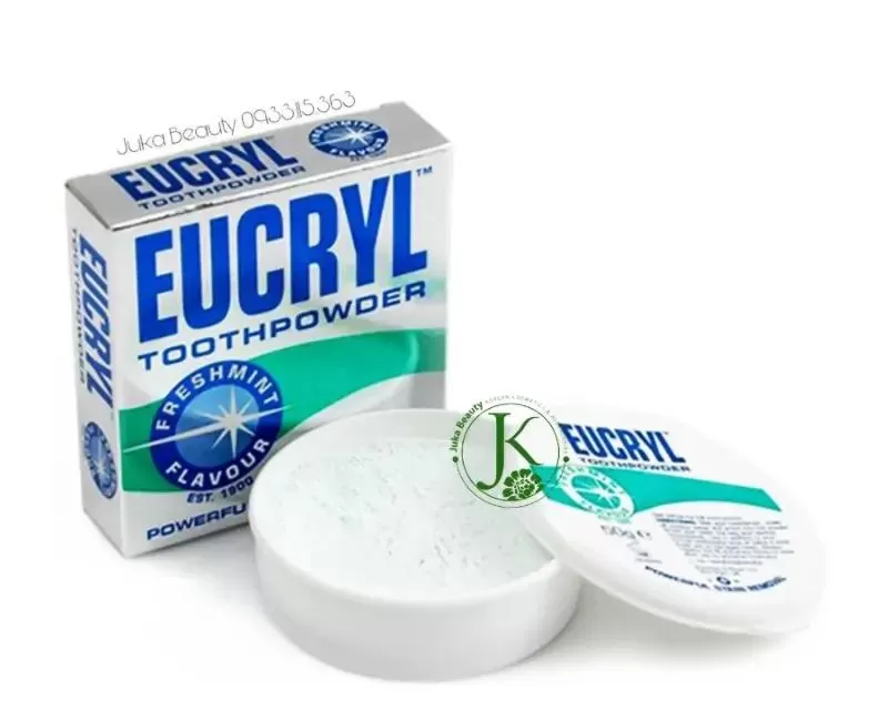 Thuốc tẩy trắng răng Eucryl Toothpowder Freshmint