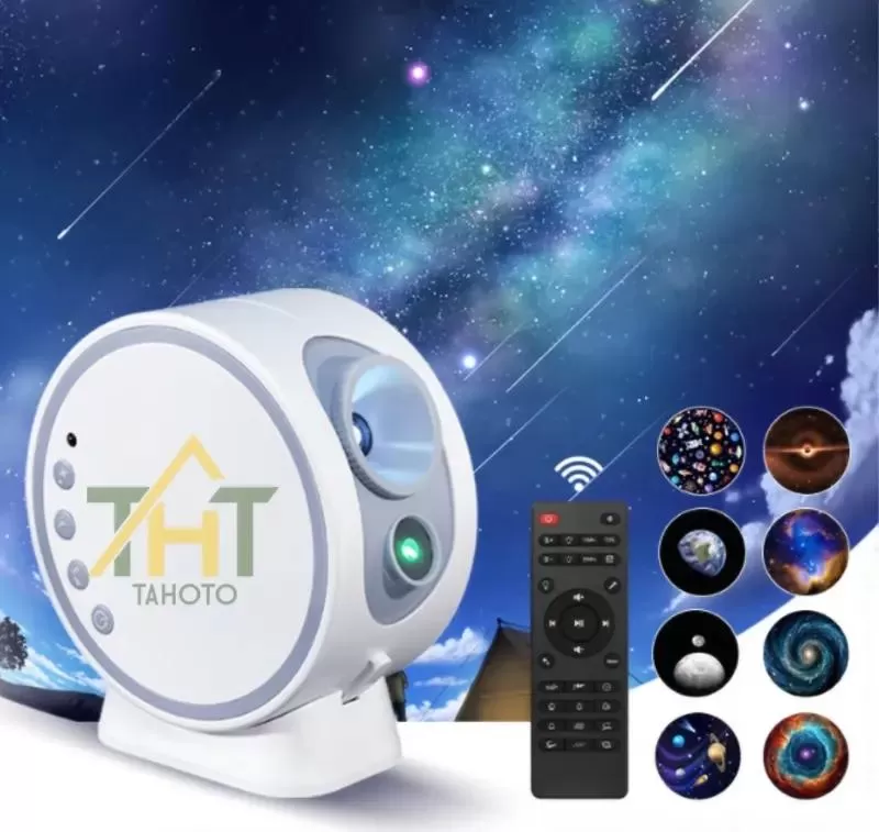 Đèn galaxy trang trí phòng ngủ thiên hà loa bluetooth TAHOTO