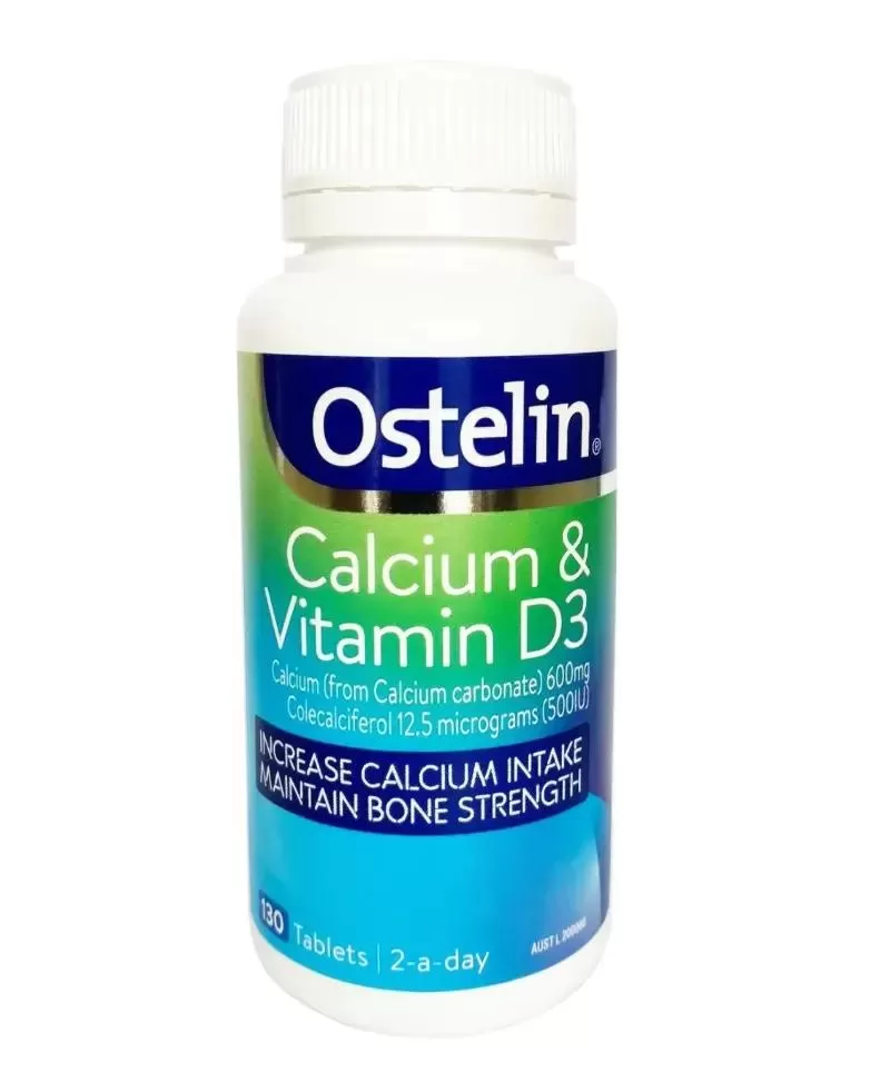 Viên uống Canxi cho bà bầu Canxi Ostelin Calcium & Vitamin D3