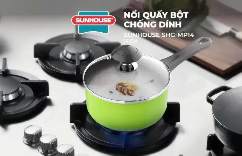 Nồi quấy bột chống dính Sunhouse SHG-MP14