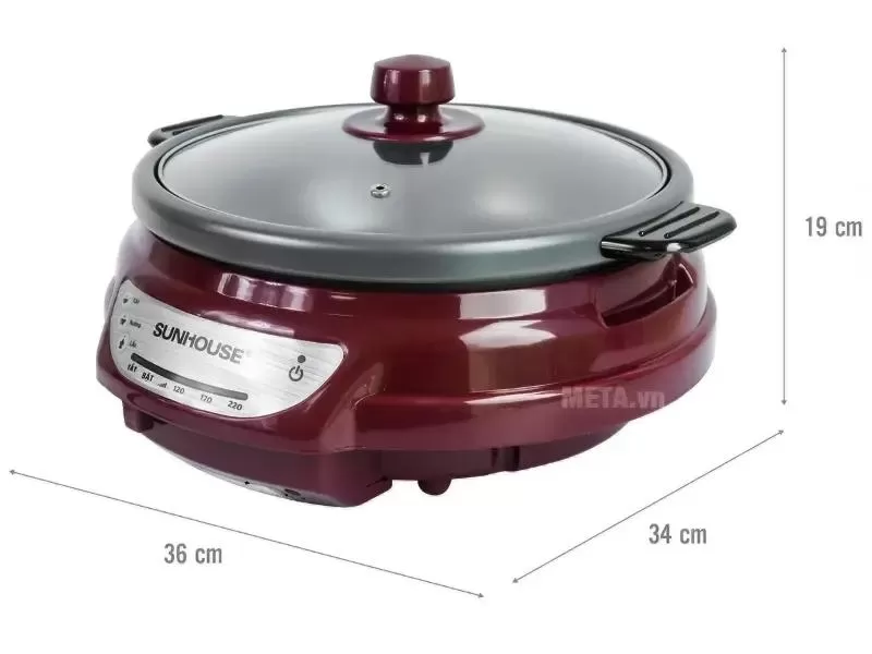 Nồi lẩu điện đa năng Sunhouse SH 535L