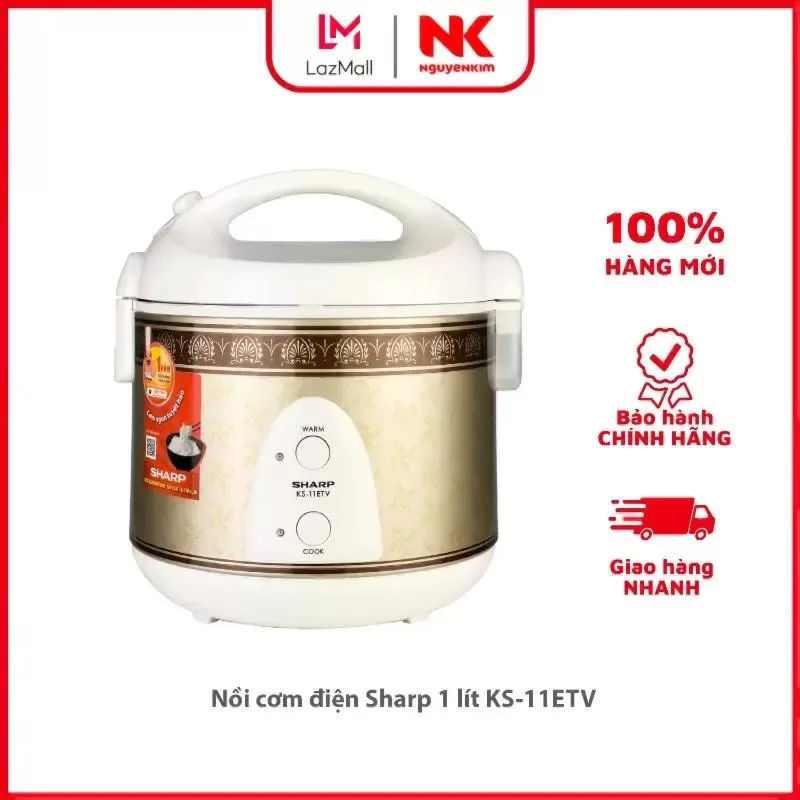 Nồi cơm điện hãng Nhật Sharp 1L KS-11ETV