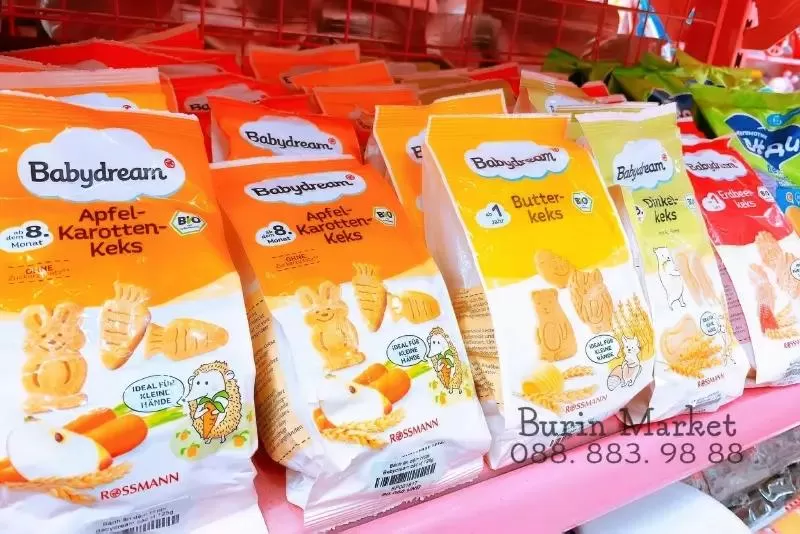 Bánh quy ăn dặm cho bé Babydream