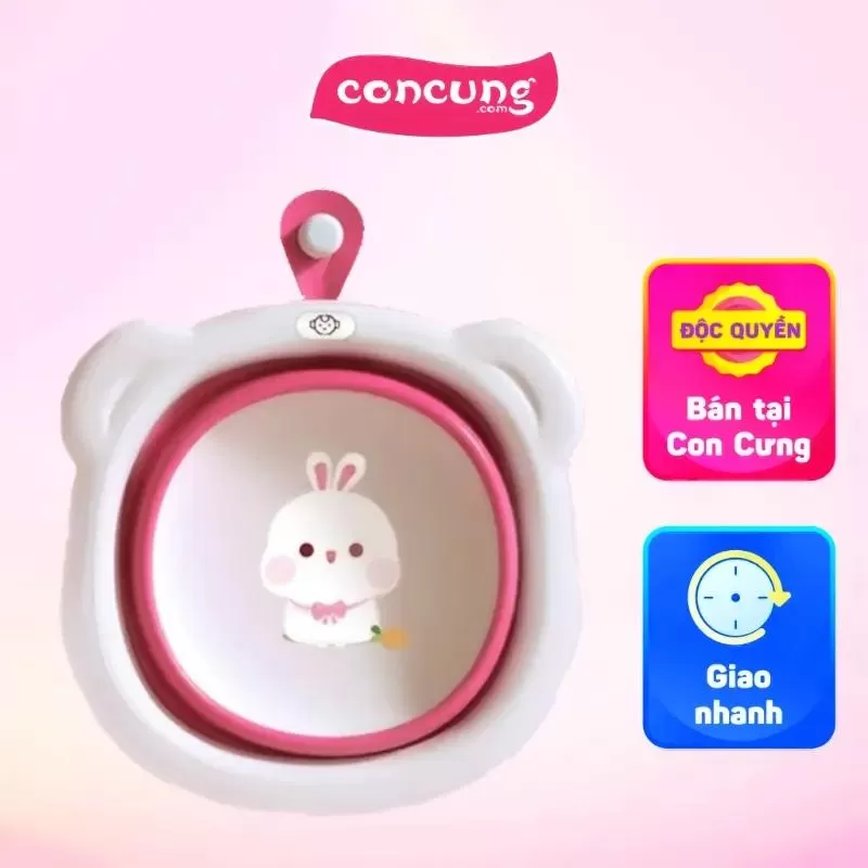 Chậu rửa mặt gấp gọn cho bé Animo