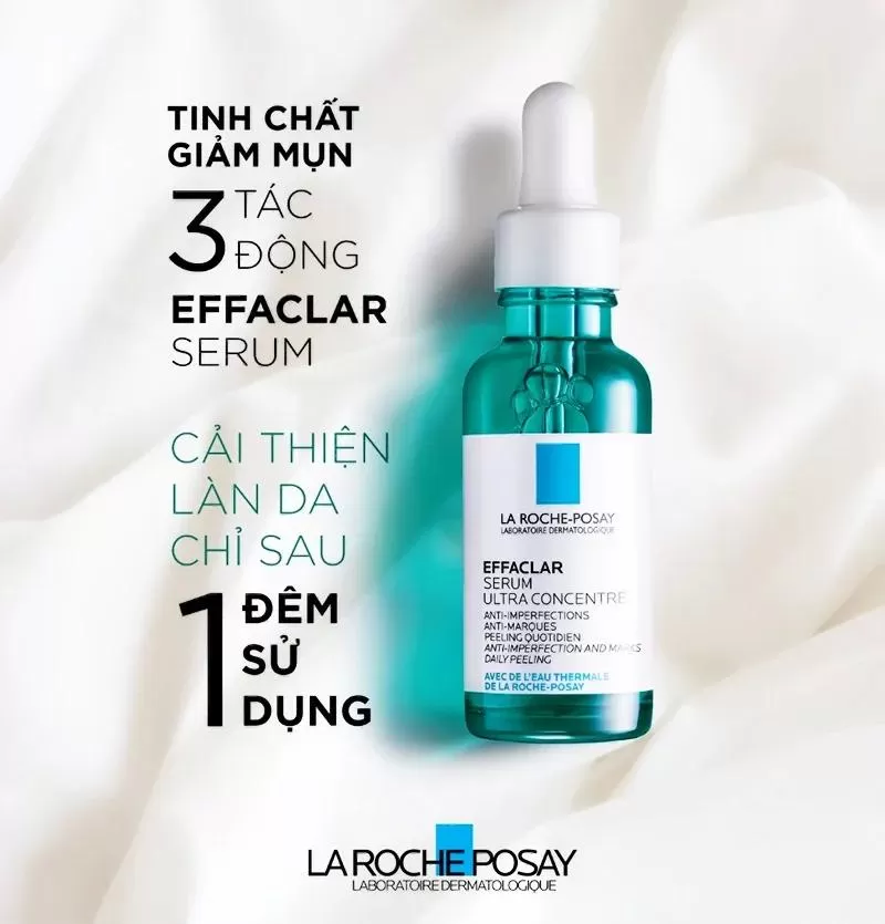 Serum trị mụn La Roche Posay Effaclar Serum Ultra Concentre
