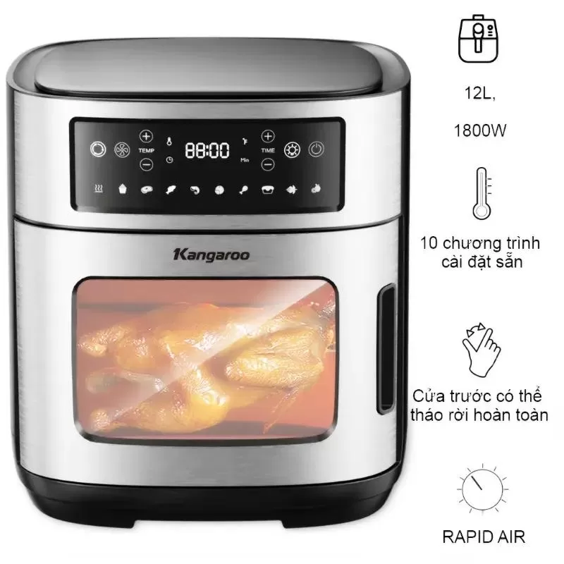 Lò chiên không dầu Kangaroo KG12AF1A 12 lít