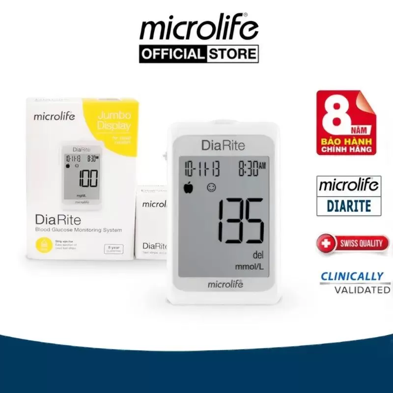 Máy đo đường huyết Microlife DiaRite BGM