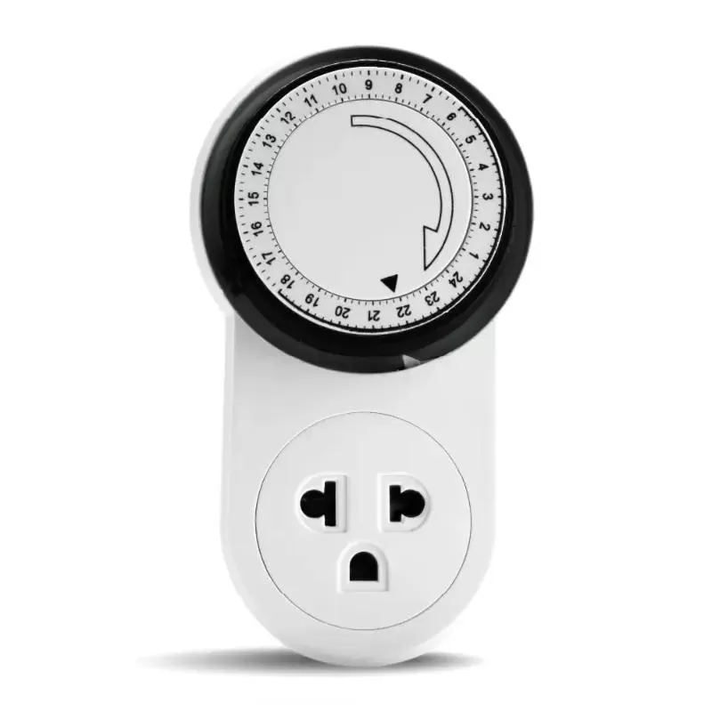 Ổ cắm điện hẹn giờ cơ điện quang ĐQ ESK MT06 WBL 13