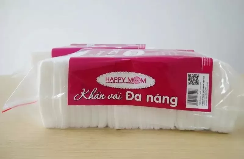 Khăn vải khô đa năng cho trẻ Happy Mom