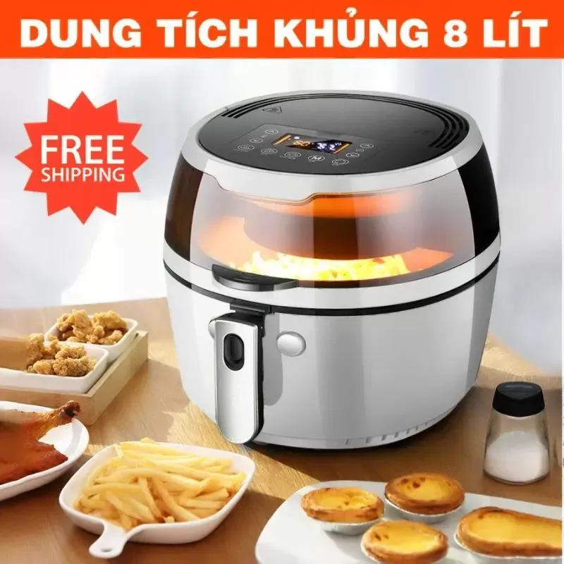 Nồi chiên không dầu dưới 2 triệu NINE SHIELD 8L