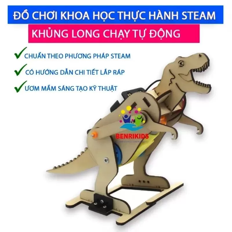 Đồ chơi giáo dục thông minh khủng long cho bé trai và bé gái