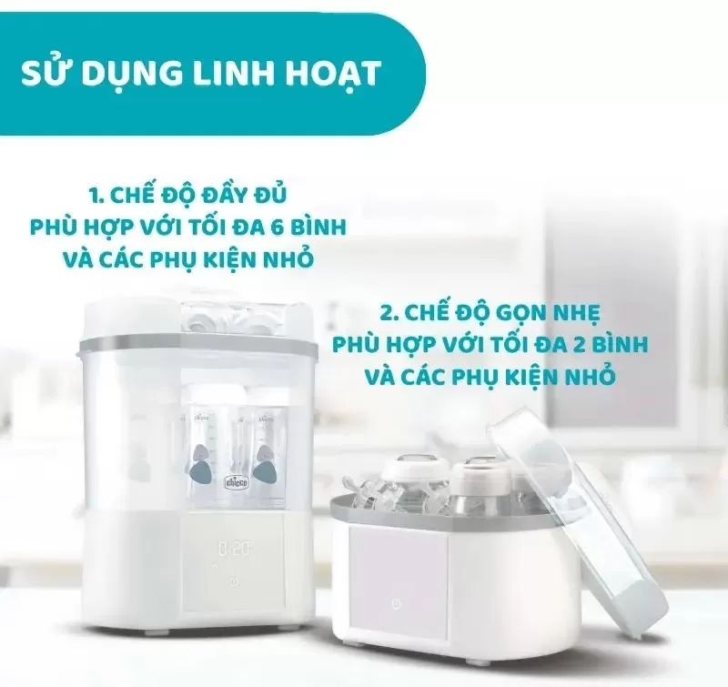 Máy tiệt trùng bình sữa Chicco
