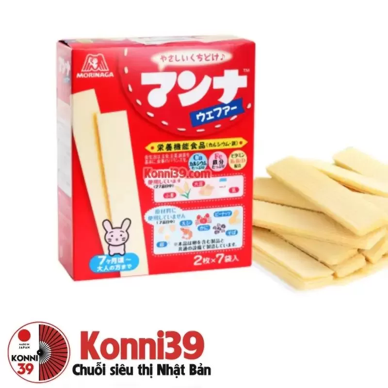 Bánh ăn dặm Nhật Morinaga cho bé