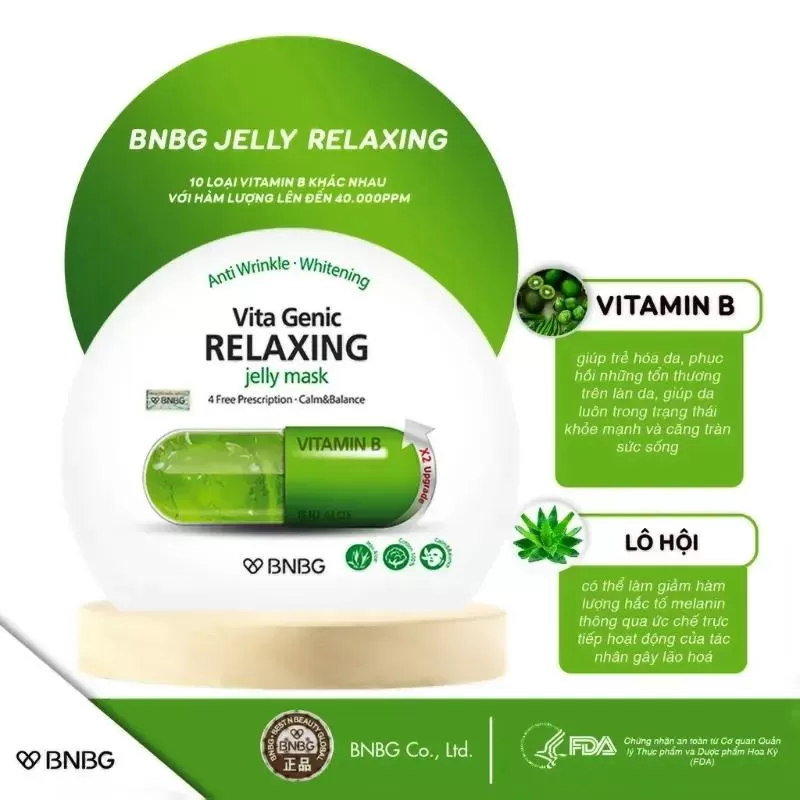 Mặt nạ cho da nhạy cảm BNBG Vita Genic Relaxing