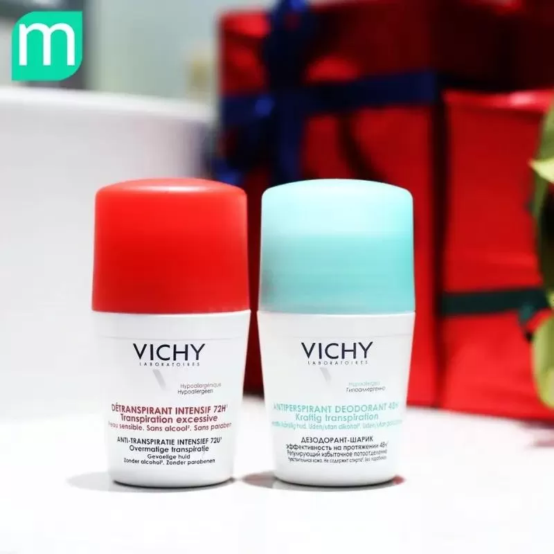 Lăn khử mùi Vichy Détranspirant Intensif 72h cho nam