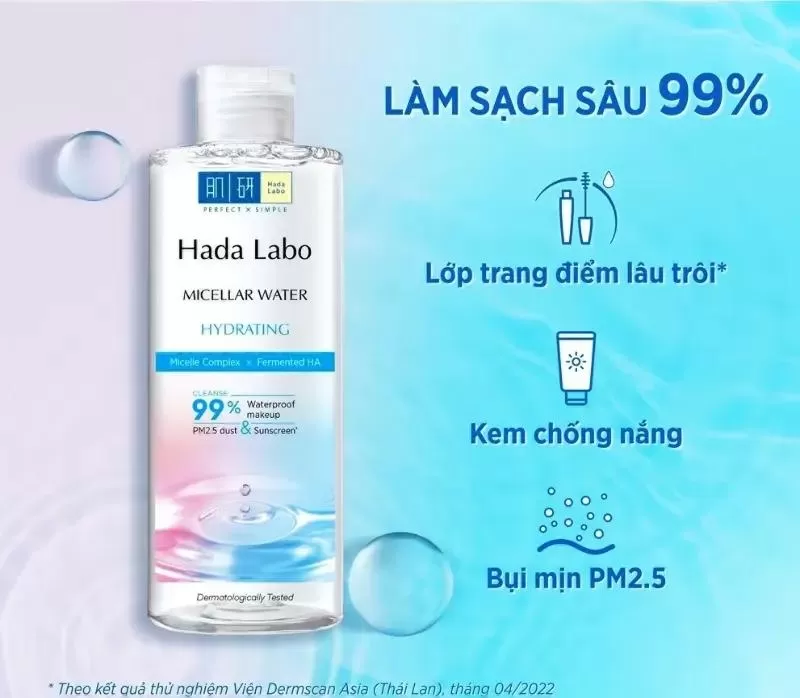 Nước tẩy trang cho da Hada Labo