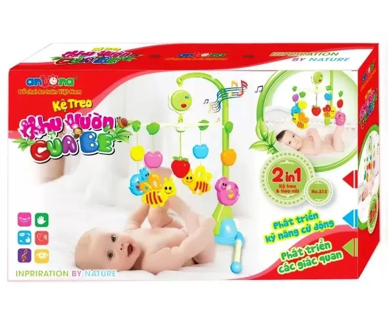 Kệ đồ chơi treo nôi khu vườn của bé Antona AS06 C059