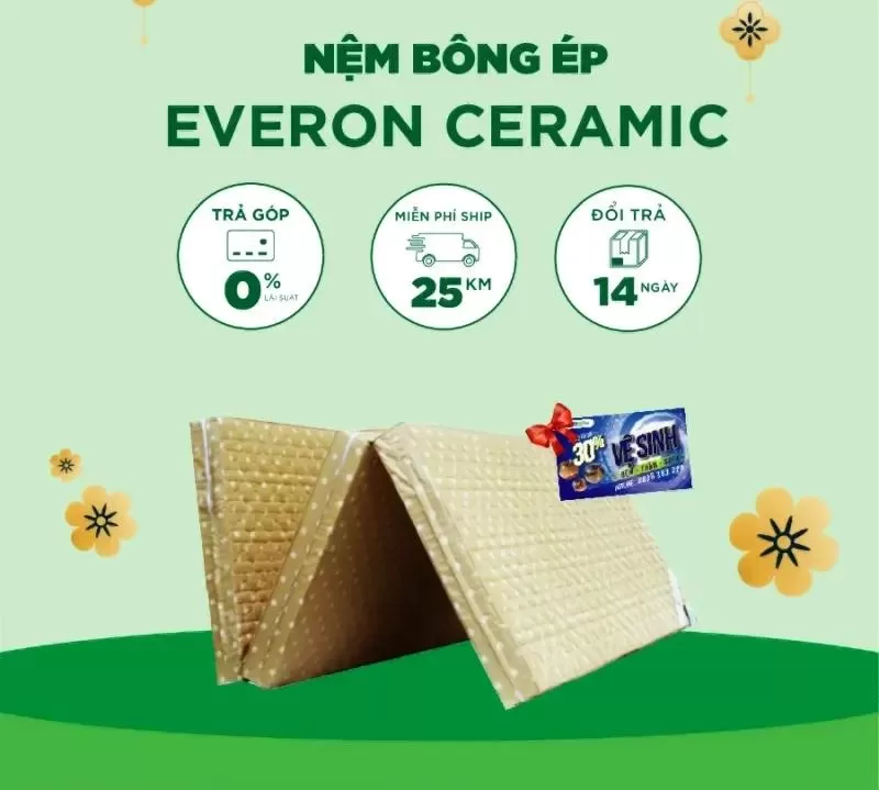 Đệm bông ép Everon