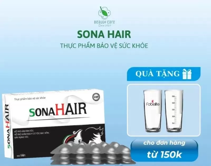 Thuốc trị tóc bạc sớm Sona Hair Sonapharm