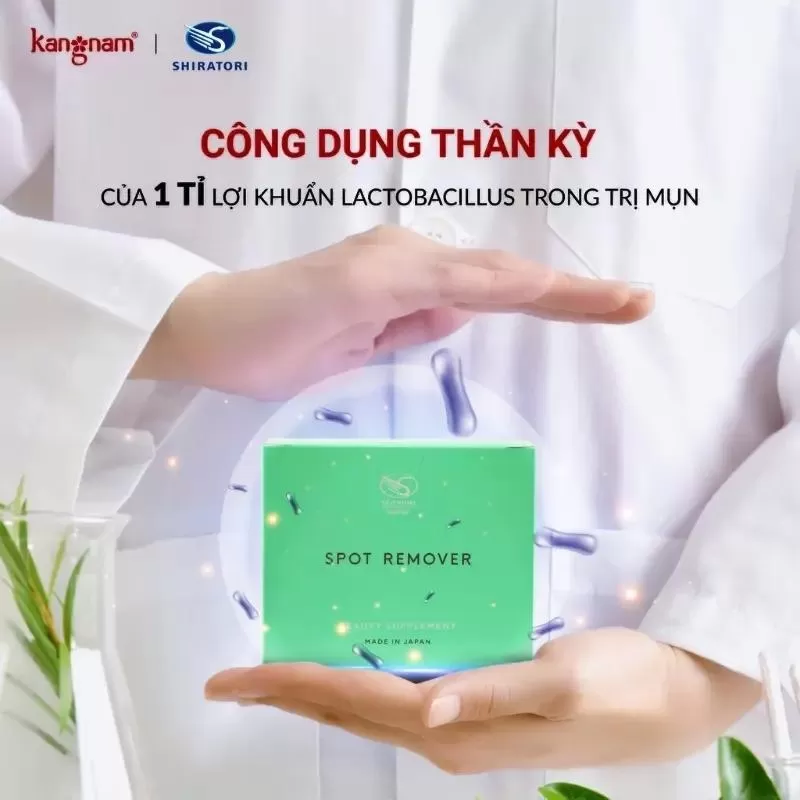 Thuốc uống trị mụn Shiratori Spot Remover Supplement