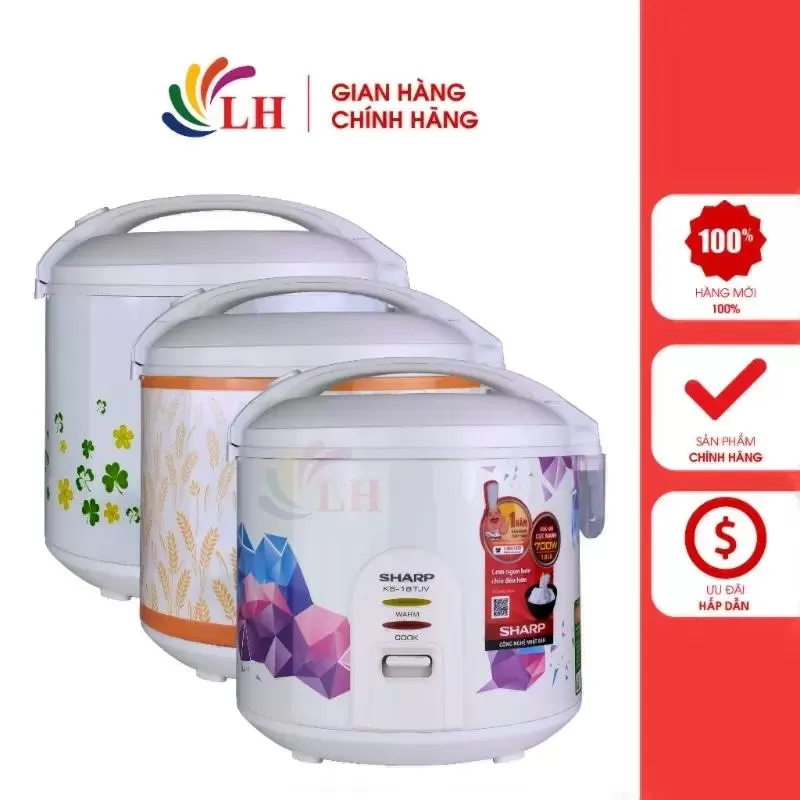 Nồi cơm điện Nhật nắp gài Sharp KS-18TJV