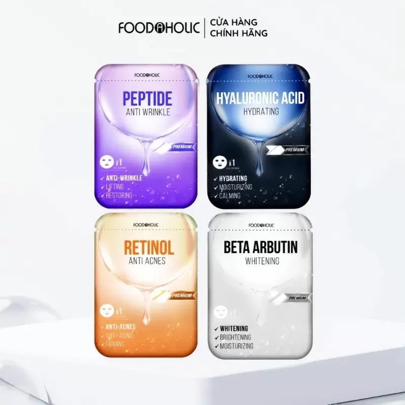 Mặt nạ cho da nhạy cảm Foodaholic Hyaluronic Acid cấp ẩm đa tầng