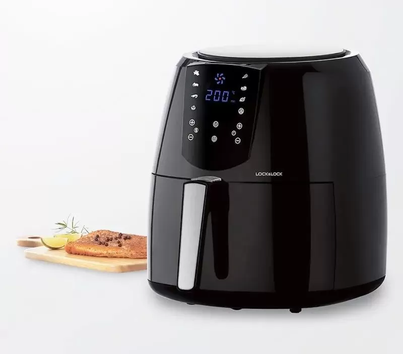 Nồi chiên không dầu Lock&Lock Jumbo Plus Air Fryer EJF357BLK