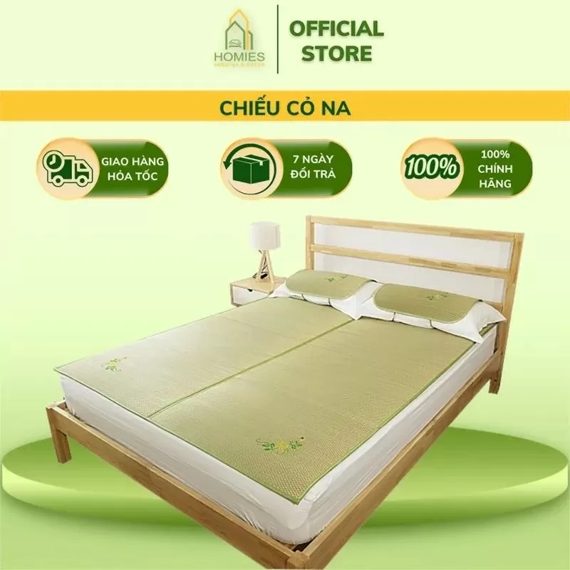 Chiếu điều hòa sợi mây tự nhiên HOMIES