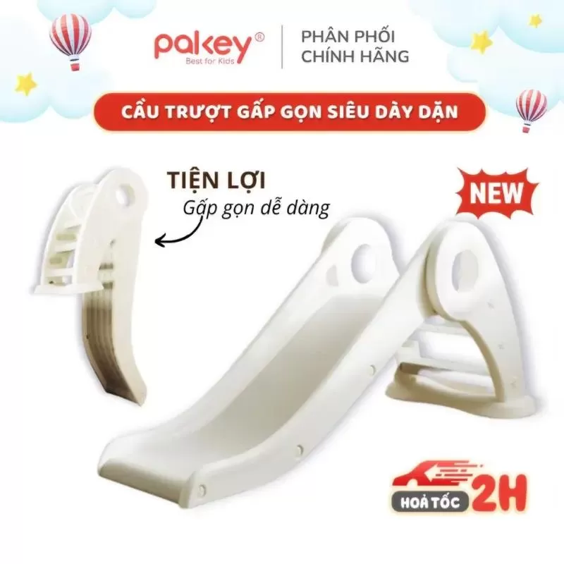 Cầu trượt gấp gọn Pakey cho bé