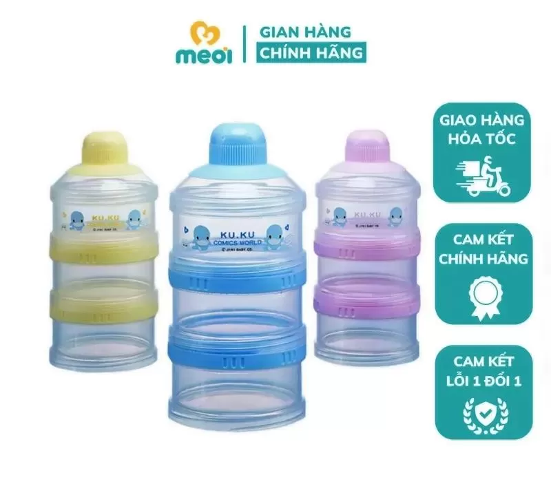 Hộp chia sữa cho bé KUKU KU5318