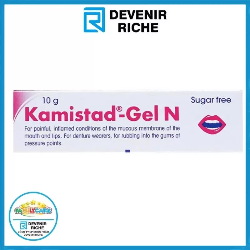 Thuốc trị nhiệt miệng Kamistad-Gel N